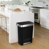 Argos Simplehuman 45 Litre Plastic Rectangular Pedal Bin - Black- Buy online at McGrocer