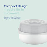 MAM microwave steam steriliser grey 6 bottles, imported from the UK
