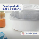 MAM microwave steam steriliser grey 6 bottles, imported from the UK