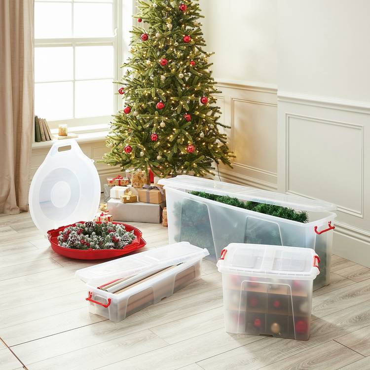 Strata 120L Christmas tree storage box, imported from the UK