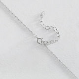 Revere sterling silver bunny moon necklace with cubic zirconia (British brand)