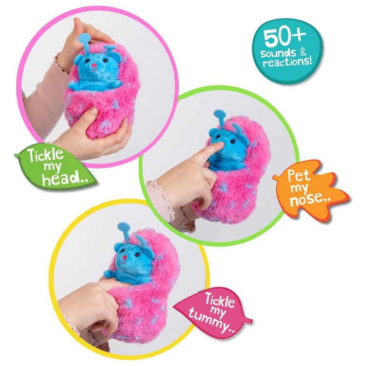 Curlimals Lucie the Ladybird interactive plush toy, imported from the UK