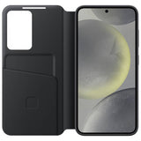 Samsung S24 smart view wallet folio phone case black - British product