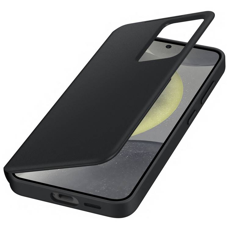 Samsung S24 smart view wallet folio phone case black - British product