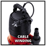 Einhell dirty water pump 780W corded, imported from the UK