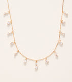 Suzanne Kalan Diamond Cascade necklace in rose gold, UK version