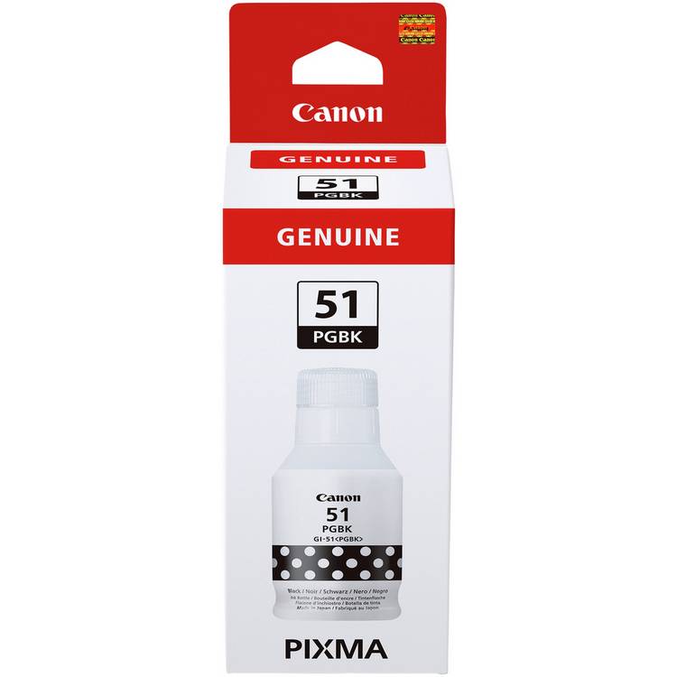 Canon GI-51PGBK black ink cartridge 135ml, UK version