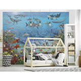 Walltastic Sea Adventure kids wall mural 8ft by 10ft (British brand)
