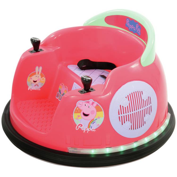 Peppa Pig 6V electric bumper car ride-on (British brand)