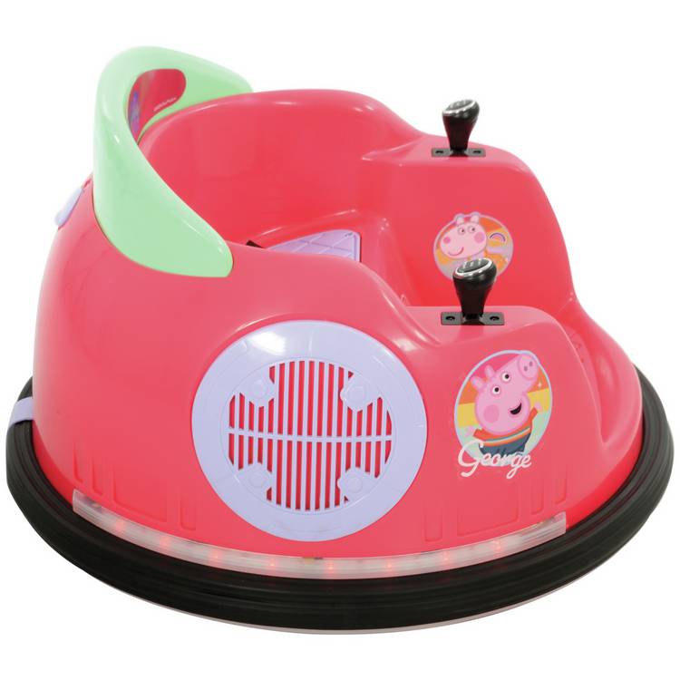 Peppa Pig 6V electric bumper car ride-on (British brand)
