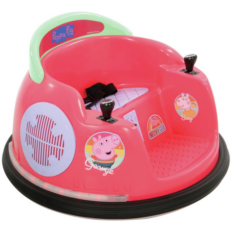 Peppa Pig 6V electric bumper car ride-on (British brand)