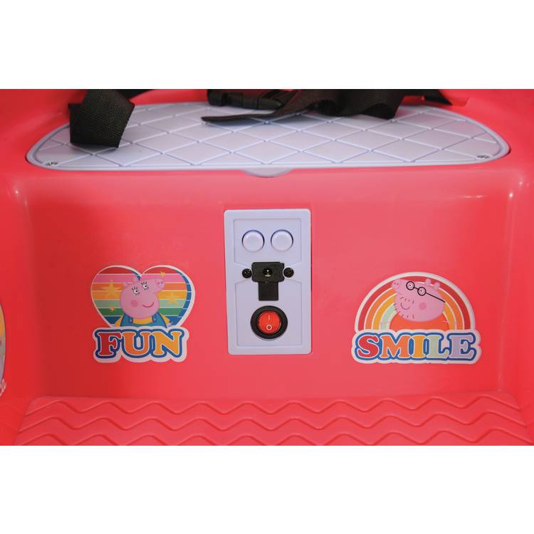 Peppa Pig 6V electric bumper car ride-on (British brand)