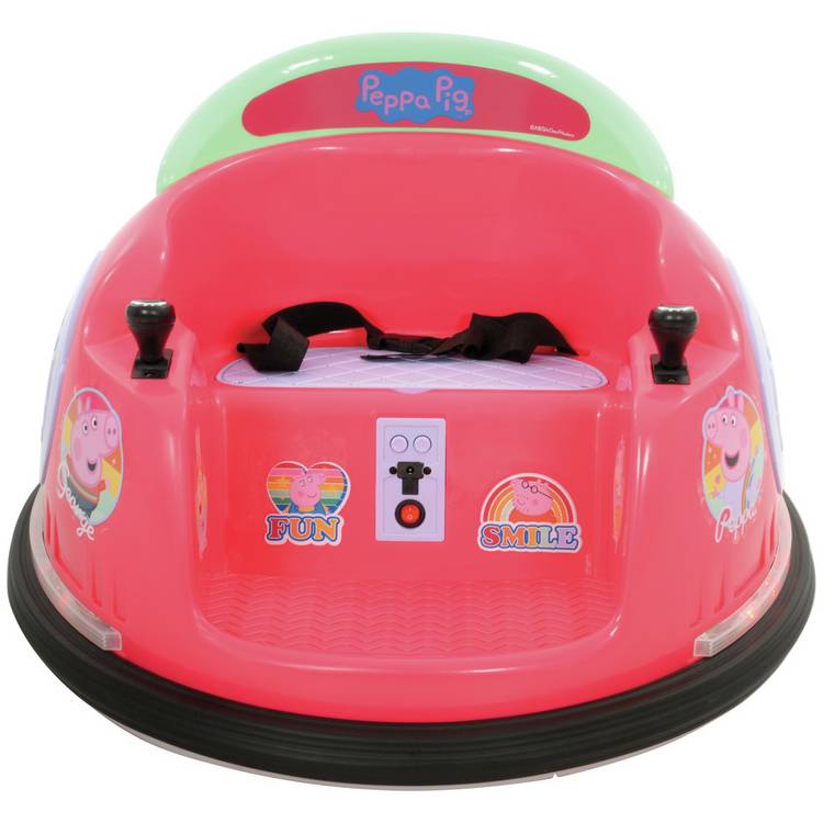 Peppa Pig 6V electric bumper car ride-on (British brand)