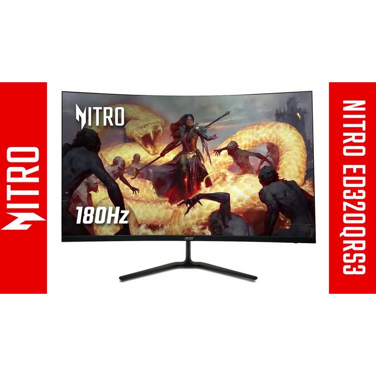 Acer gaming monitor Nitro ED320QRS3 31.5in, UK version
