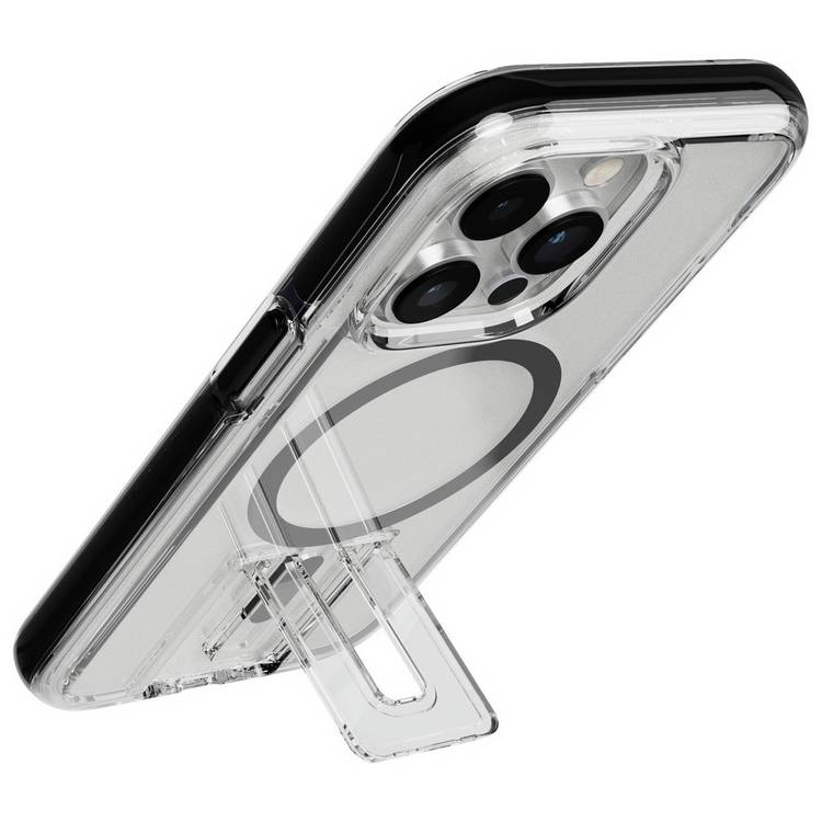 Tech21 Evo Crystal MagSafe phone case for iPhone 14 Pro, imported from the UK