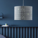 Argos Home kids glow in dark lampshade grey 25cm, UK version