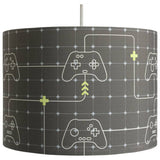 Argos Home kids glow in dark lampshade grey 25cm, UK version