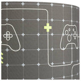 Argos Home kids glow in dark lampshade grey 25cm, UK version