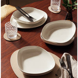 Habitat x Scion white stoneware pasta bowls 4 piece - British product