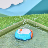 Chad Valley Sprinkle Penguin bath toy floating with water spray (British brand)