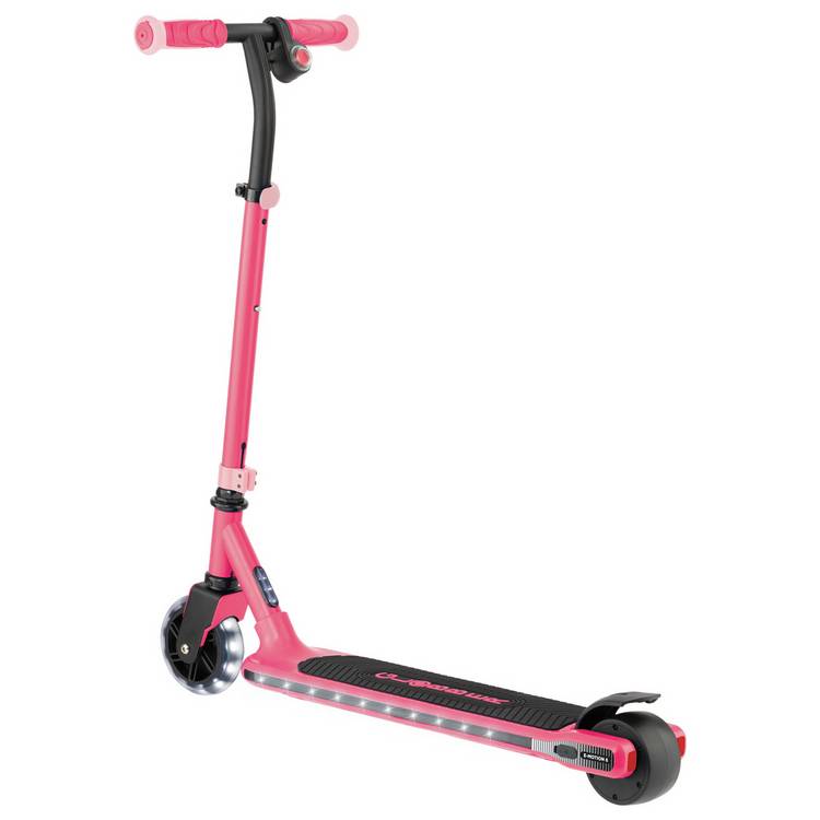 Globber E-motion 6 pink electric scooter for kids, imported from the UK