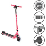 Globber E-motion 6 pink electric scooter for kids, imported from the UK