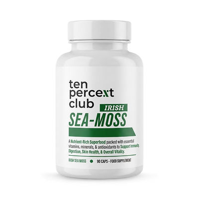 Holland & Barrett The Ten Percent Club Irish Sea Moss 90 Capsules- Buy online at McGrocer