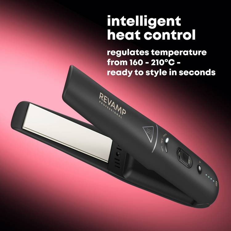 Revamp Liberate cordless hair straightener black - British product