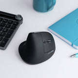 JLab JBuds ergonomic wireless mouse in black (British brand)