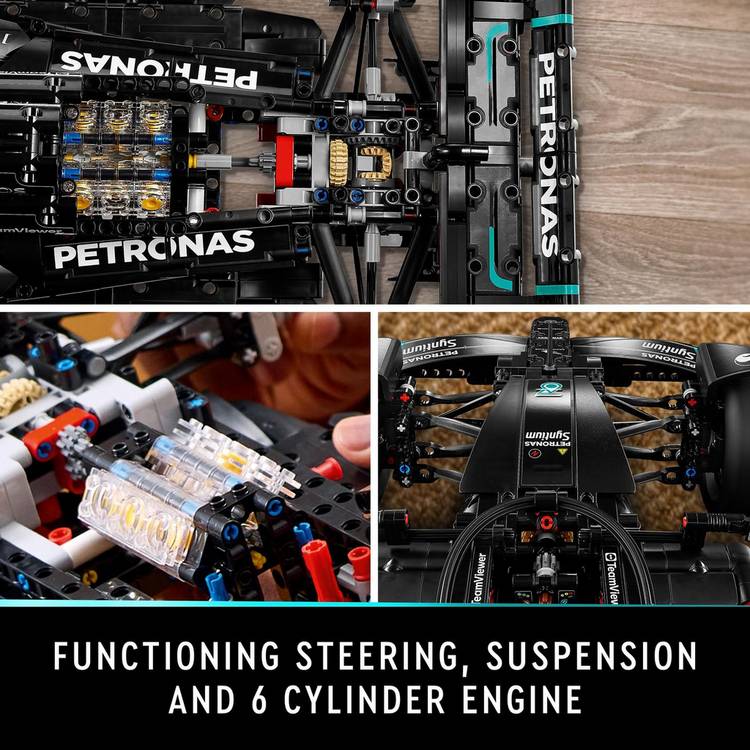 LEGO Technic Mercedes F1 building kit 1642 pieces, imported from the UK