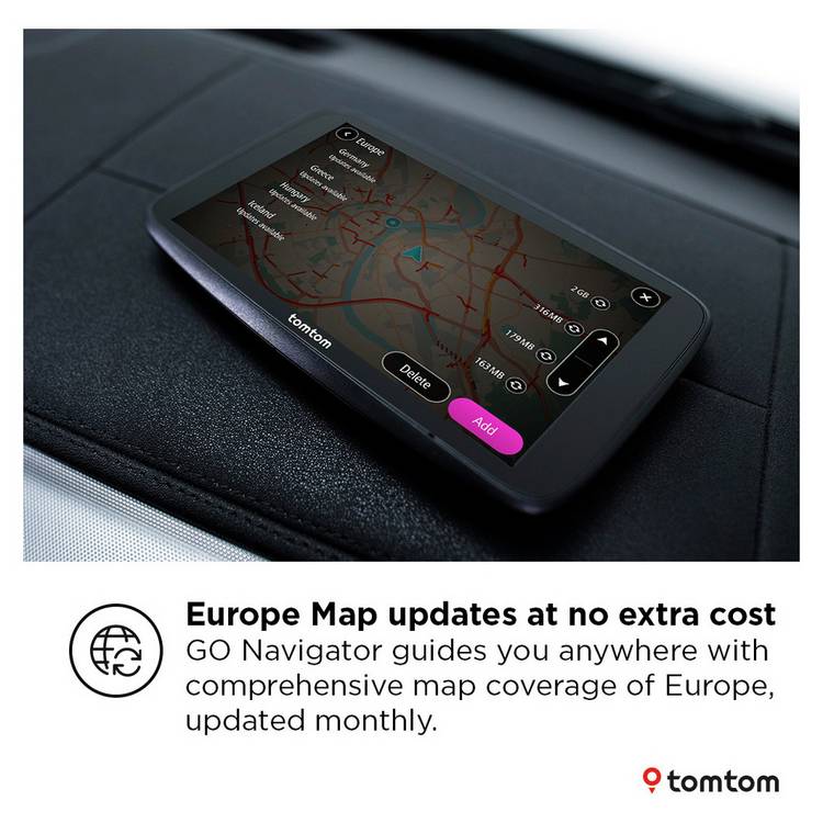 TomTom GO Navigator 7 car sat nav 7 inch (British brand)