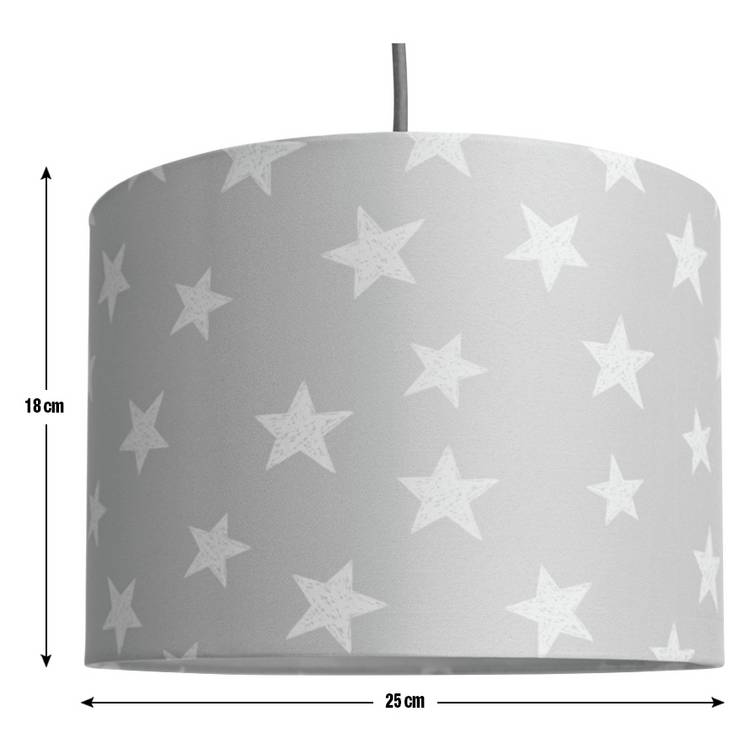 Argos Home pink star lampshade 25cm, imported from the UK