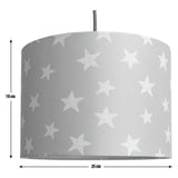 Argos Home pink star lampshade 25cm, imported from the UK