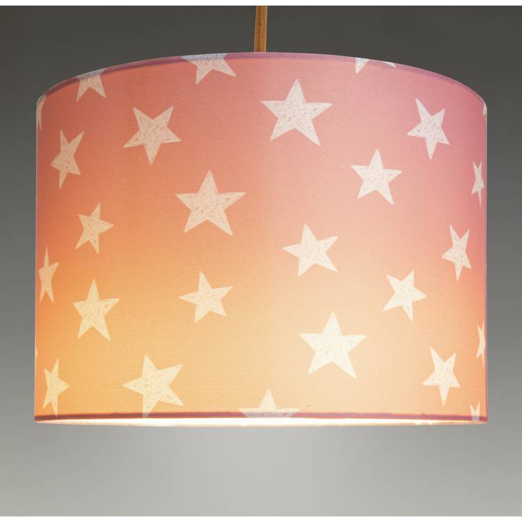 Argos Home pink star lampshade 25cm, imported from the UK