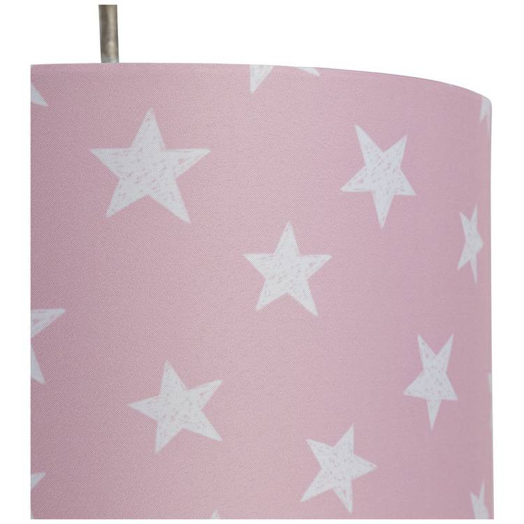 Argos Home pink star lampshade 25cm, imported from the UK