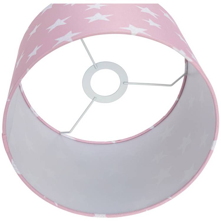 Argos Home pink star lampshade 25cm, imported from the UK