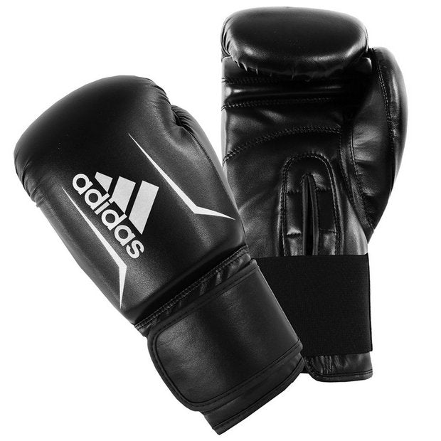 Adidas Speed 50 14oz boxing gloves, black, imported from the UK