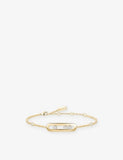 Messika diamond bracelet 18ct yellow gold 0.12ct - British product