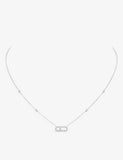 Messika Move Uno 18ct white gold diamond necklace (British brand)