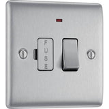 Argos BG Nexus Metal Switched Fused Connection Unit with LED - Brushed Stainless Steel 13A- Buy online at McGrocer