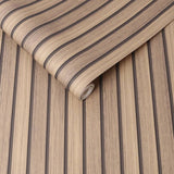 Fresco wallpaper narrow wooden slats natural brown - British product