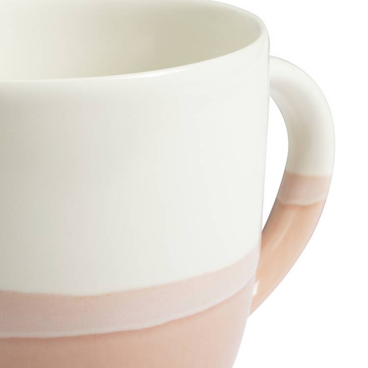 Habitat multicoloured dipped stoneware mugs 420ml, imported from the UK