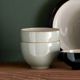 Denby Elements stoneware nibble bowls set of 4 light grey, UK version