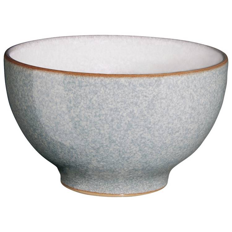 Denby Elements stoneware nibble bowls set of 4 light grey, UK version