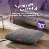 Paws For Slumber Sherpa Silver pet bed Small - British product
