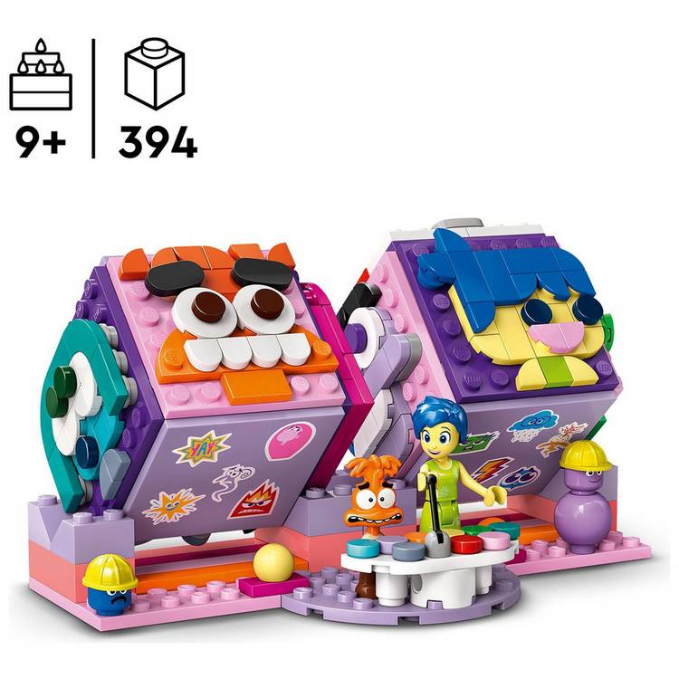 LEGO Inside Out 2 Mood Cubes playset 394 pieces, imported from the UK