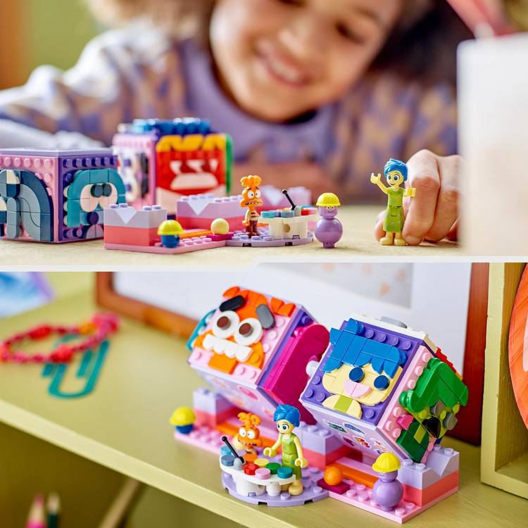 LEGO Inside Out 2 Mood Cubes playset 394 pieces, imported from the UK