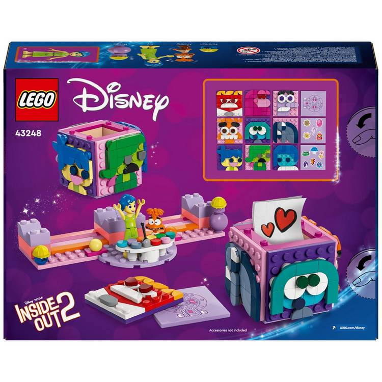 LEGO Inside Out 2 Mood Cubes playset 394 pieces, imported from the UK
