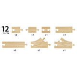 Brio wooden train expansion pack starter set - British product