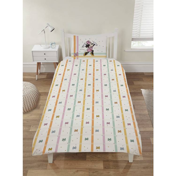Disney Minnie Mouse single duvet set kids bedding - British product
